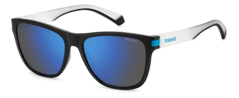 Polaroid PLD 2138/S Occhiali da sole da uomo Nero e Blu Opaco
