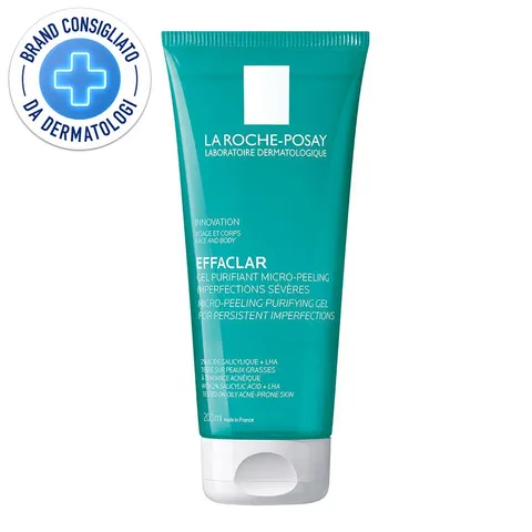 La Roche Posay Effaclar, Gel Purificante Micro-Peeling, Per Pelli Grasse a Tendenza