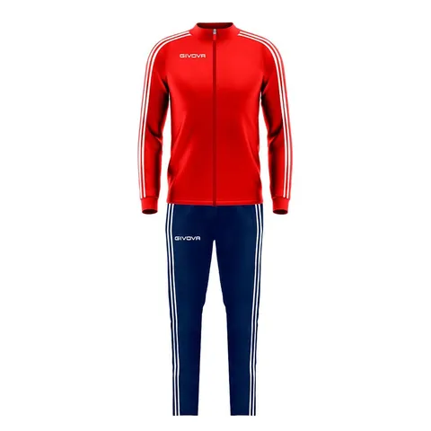 Givova TUTA Revolution Summer Rosso/BLU Tg. 2XL
