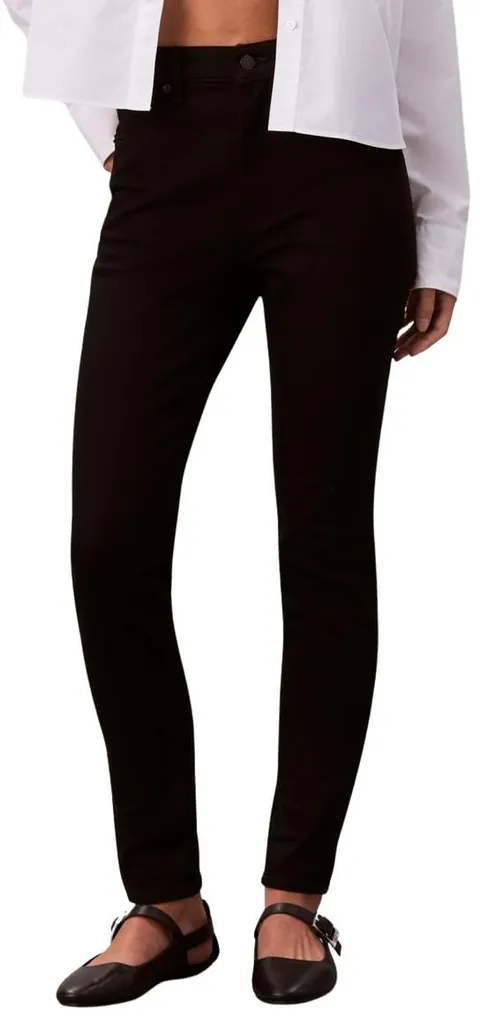 Calvin Klein High Rise Skinny Jean Lv047D740G Jeans, Black (CK Classic Black), 33W x 32L
