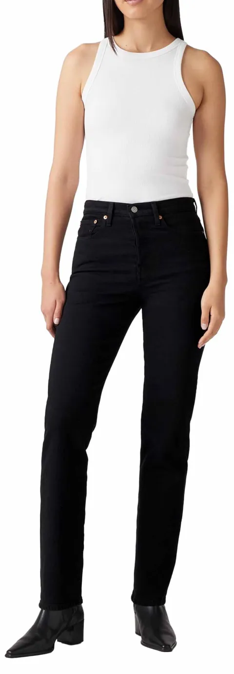 Levi's Wedgie Straight Donna, Wedgie Straight Black Sprout, 30W / 28L