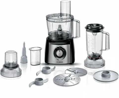 Bosch Robot da Cucina Multifunzione Compatto MCM3501M, Oltre 50 Funzioni, 800 W, Ciotola