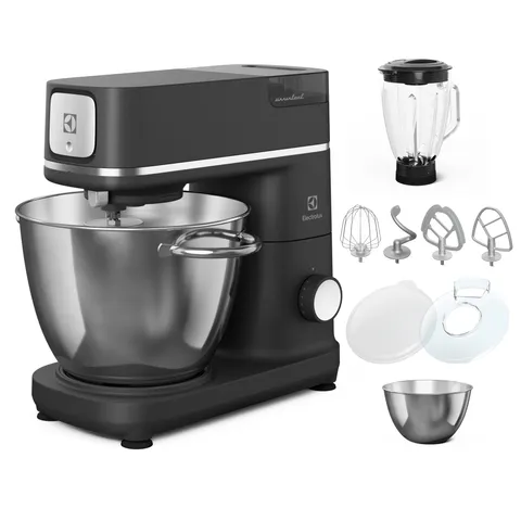 Electrolux Assistent 800 E6KM1-8BPT Impastatrice Planetaria 1200W, 2 Ciotole da 6L e 4L