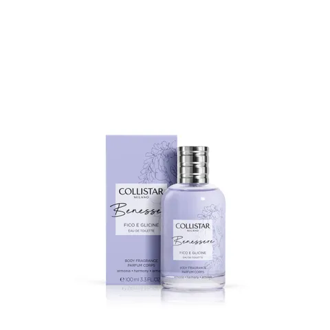 Collistar Benessere Eau de Toilette Fico e Glicine, Profumo Unisex Fresco e Floreale