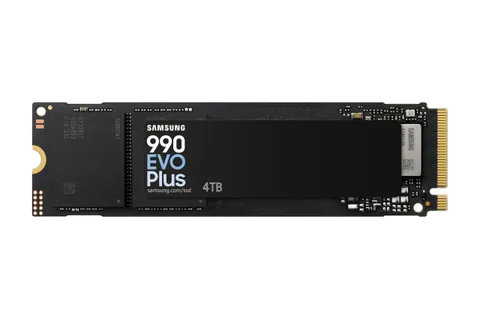 Samsung Memorie MZ-V9S4T0BW 990 EVO Plus SSD Interno da 4TB, PCIe Gen 4.0 x4 / 5.0 x2