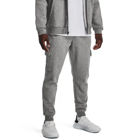 Under Armour Jogger Rival Fleece Cargo Jogger da Uomo, (026) Castlerock Light