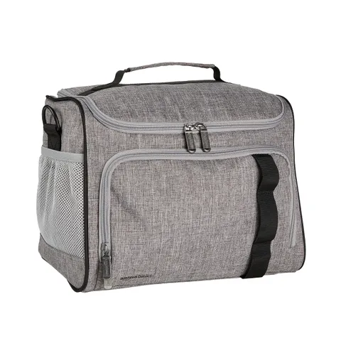Amazon Basics Sac isotherme doux, étanche et léger, capacité 12 l (24 lattine), Grigio