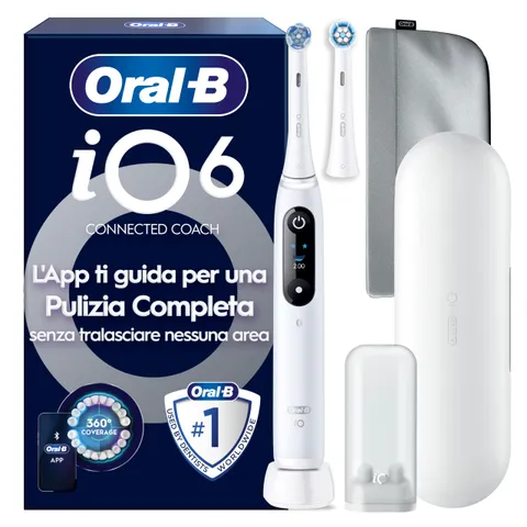 Oral-B iO6 bianco (2 testine, edizione regalo)