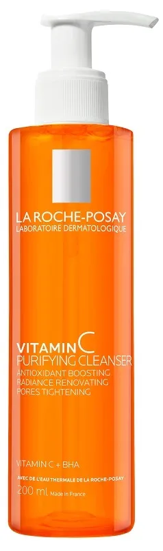 La Roche-Posay Pure Vitamin C, Detergente Purificante, Per Pelli Sensibili, Purifica e