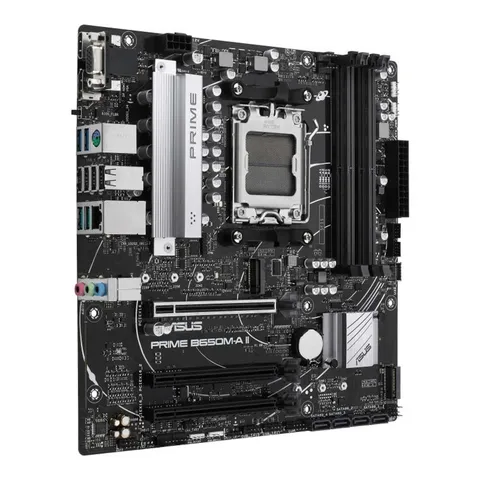 ASUS B650EM MAX Gaming WIFI, Scheda Madre AMD mATX, Slot DDR5, PCIe 5.0 Ready, Tre Slot