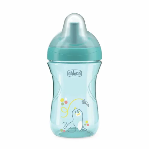 Chicco Advanced Cup Bicchiere Antigoccia 266 ml con Cannuccia