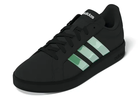 adidas Donna Grand Court Base 3.0 Choes, Core Black/Core Black/Ftwr White, 38 EU