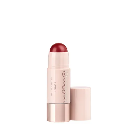 Collistar Twist Glowy Blush Stick Viso Occhi Labbra, Blush in Stick Cremoso 3-in-1 con