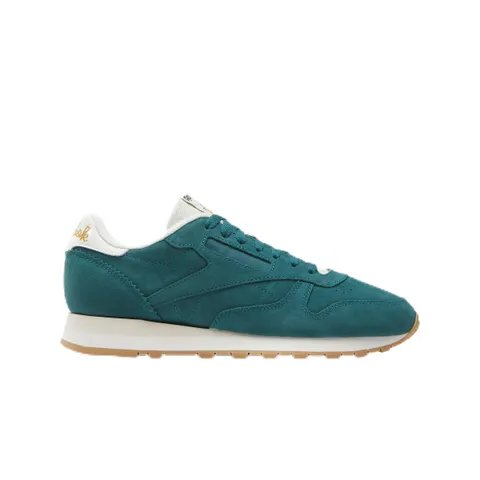 Reebok Sneaker Unisex Classic in Pelle, Retro Teal Teal Chalk, 43 EU