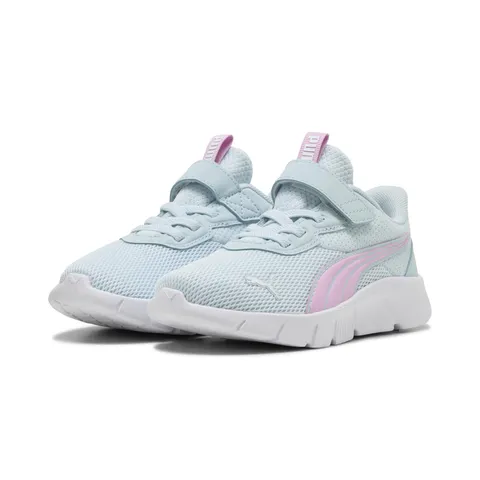 PUMA Scarpe da Running FlexFocus Modern per Bambini 32, Aqua Glow Mauve White Blue Pink