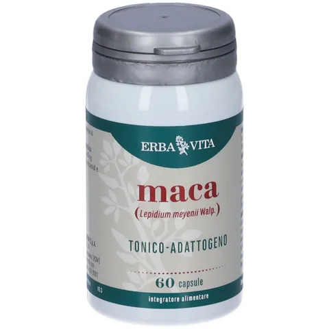 ERBA VITA Integratore Alimentare di Maca - 60 Capsule - Utile in caso di stanchezza