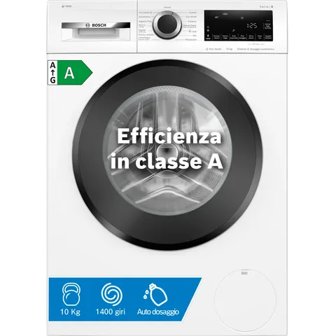 Bosch WGG254F0II Lavatrice 10 kg 1400 rpm Classe A