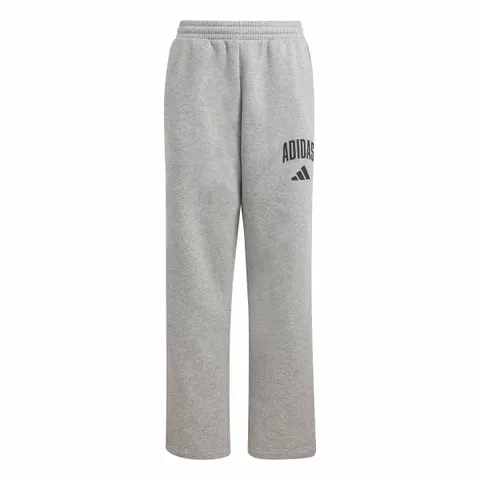 adidas Mixte Enfant Seasonals Collegiate Typography Pant, Medium Grey Heather/Black, 7-8