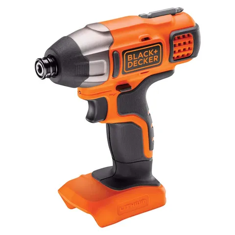 Black+Decker 18V Avvitatore ad impulsi a batteria, potente coppia di 155Nm per