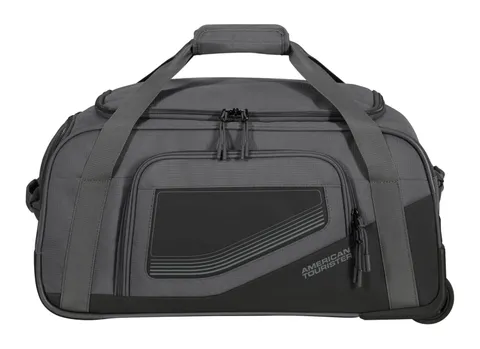 American Tourister City Racer - Borsone con Ruote 55 cm, 50 L - Bagaglio a Mano con Ampio