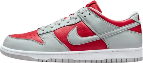Nike Dunk Low Retro Scarpe Uomo, Varsity Rosso Argento Bianco, 43 EU