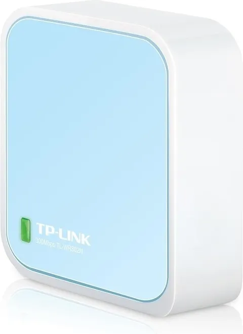 TP-Link TL-WR802N Nano Router Wi-Fi Portatile, N300Mbps,1 Porta Lan/Wan, Access Point E Modalità WISP, Alimentato Tramite Porta Micro USB, Ripetitore, condividete l'accesso Internet in viaggio