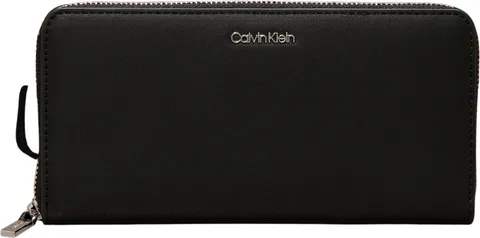 Calvin Klein Donna Portafoglio Z/A Wallet Lg Grande, Nero (Black), Taglia Unica