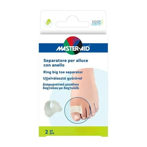 Master AID Footcare Separatore Alluce con Anello in Gel, Small, 2 pezzi