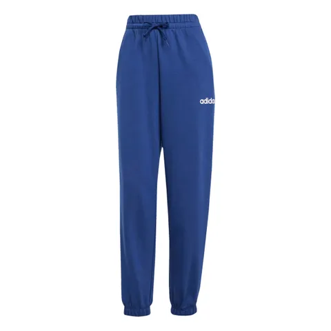 adidas Donna Essentials Linear French Terry Cuffed Pants, Dark Blue/White, S