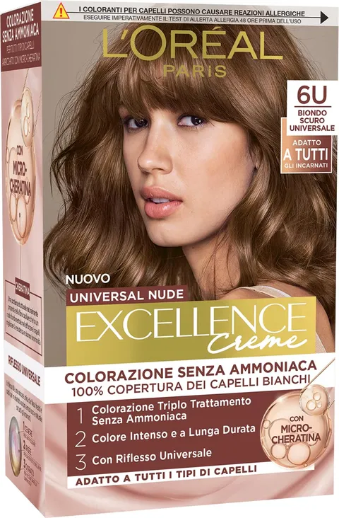 L’Oréal Paris Colorazione Permanente, Copertura dei Capelli Bianchi a Lungo, Risultato