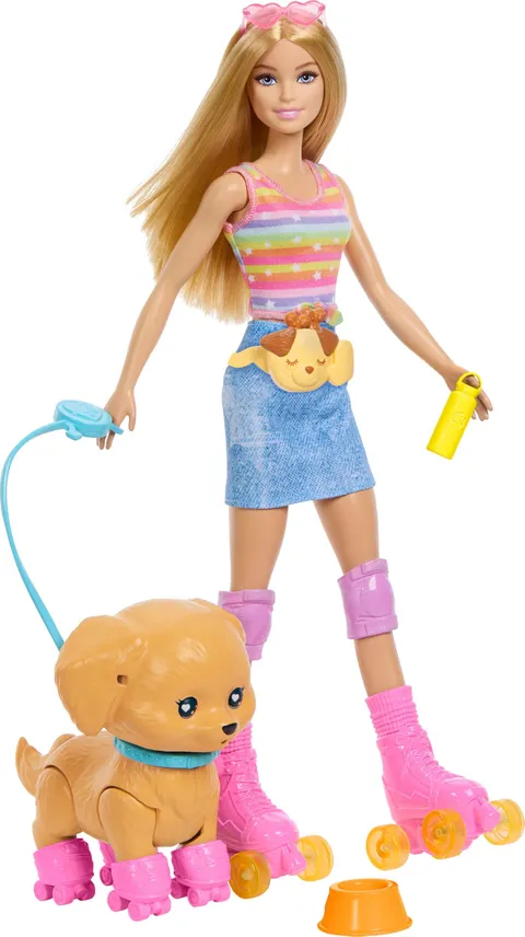 Barbie & Cucciolo sui pattini, Bambola bionda