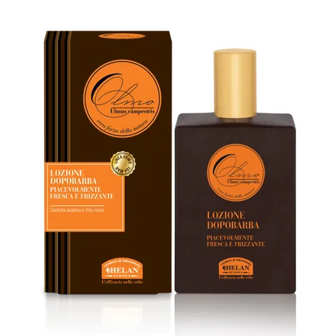 Helan, Olmo, Dopobarba Uomo Fresco e Frizzante, Delicato sulla Pelle del Viso - Balsamo