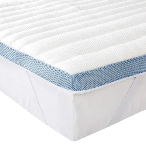 Amazon Basics - Topper Matrimoniale 180 x 200 cm in Memory Foam, 7 cm Coprimaterasso con
