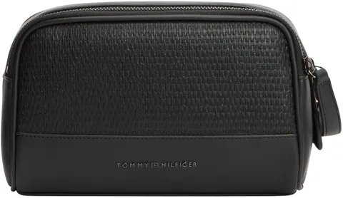 Tommy Hilfiger Th AM0AM14098 - Borsa da bagno da uomo, in tessuto, taglia unica, colore: