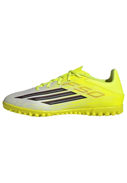 adidas Unisex - Adulto F50 Club Turf Football Shoes, Team Solar Yellow 2/Core Black/Lucid
