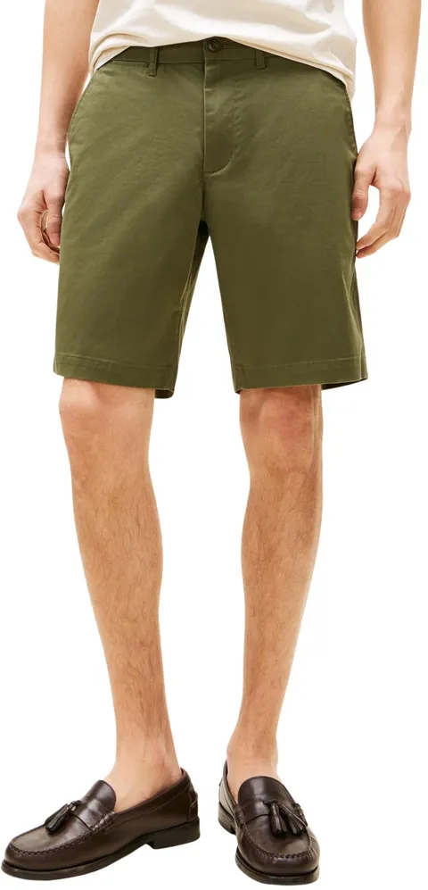 Tommy Hilfiger Pantaloncini Uomo Brooklyn Short Corti, Verde (Dark Greenery), 29W