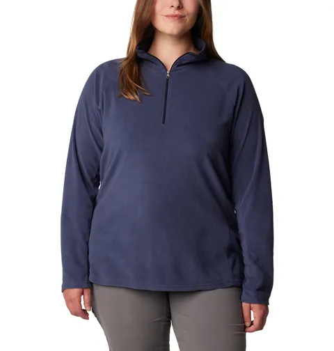 Columbia Glacial 4 1/2 Zip, Felpa In Pile Donna, Nocturnal, XL-XXL