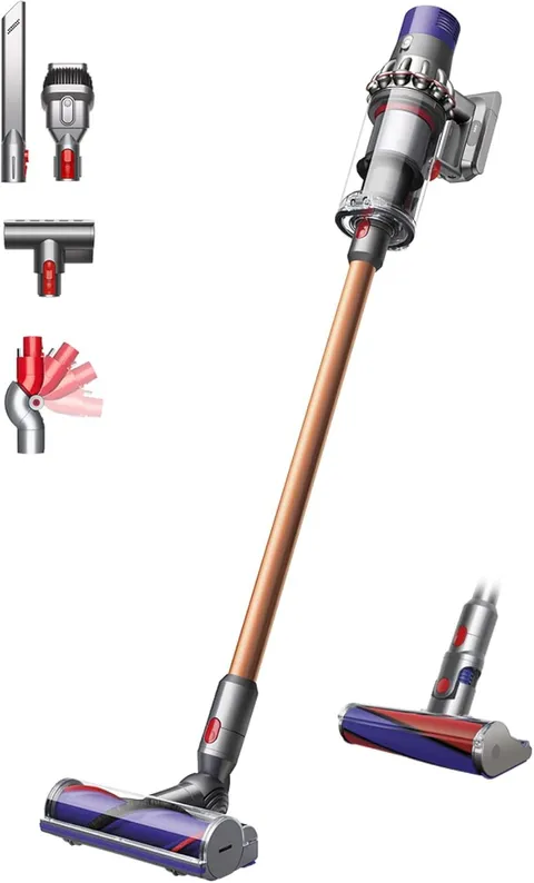 Dyson Cyclone V10 Absolute aspirapolvere senza filo, 150 Airwatt, autonomia 60 minuti - tecnologia anti-groviglio, spazzola Fluffy per pavimenti duri