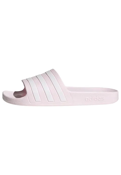 adidas Donna Adilette Aqua Slides Slipper, Almost Pink / Cloud White / Almost Pink, 38 EU