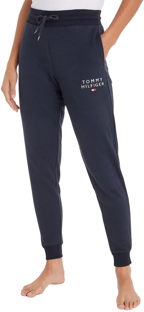 Tommy Hilfiger Donna Pantaloni da Jogging Sweatpants Lunghi, Blu (Desert Sky), M