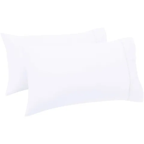 Amazon Basics Federa in rasatello di cotone, 400 fili, 50 x 80 cm (confezione da 2)