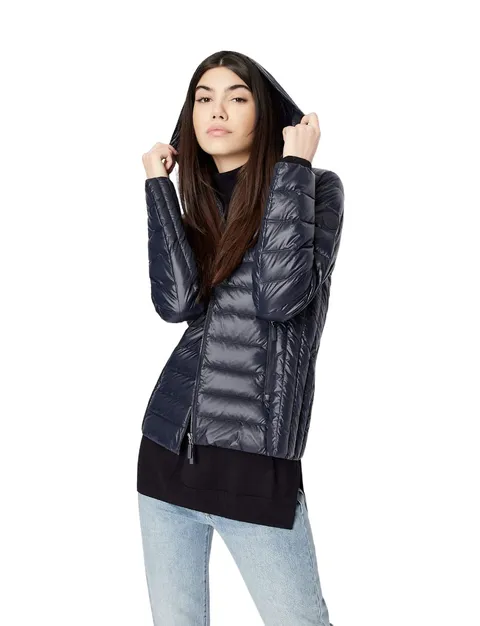 Armani Exchange Piumino Leggero, Giacca, Donna, Blu (Navy 1510), XS