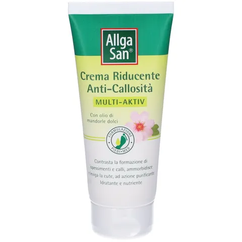 Allga San Crema Anti callosità Multi Aktiv- Crema Piedi, Calli e Duroni 100 ml Idratante