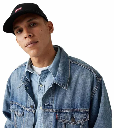 Levi's Housemark Flexfit cap, Cappellino Unisex - Adulto, Regular Black, Taglia Unica
