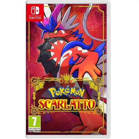Pokémon Scarlatto - Videogioco Nintendo - Ed. Italiana - Versione su scheda