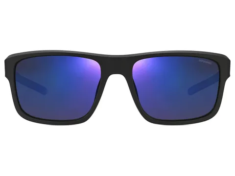 Polaroid Pld 3018/s, Occhiali Da Sole Uomo, Nero Opaco, 55