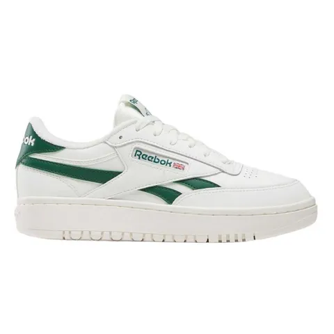 Reebok Donna Club C Double Revenge Sneaker, Chalk/Chalk/Darkgreen, 41 EU, Chalk Chalk