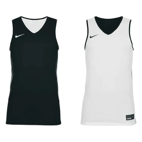 Nike NT0203-010 Team Basketball Reversible Jersey 20 Canottiera Uomo Black Taglia M