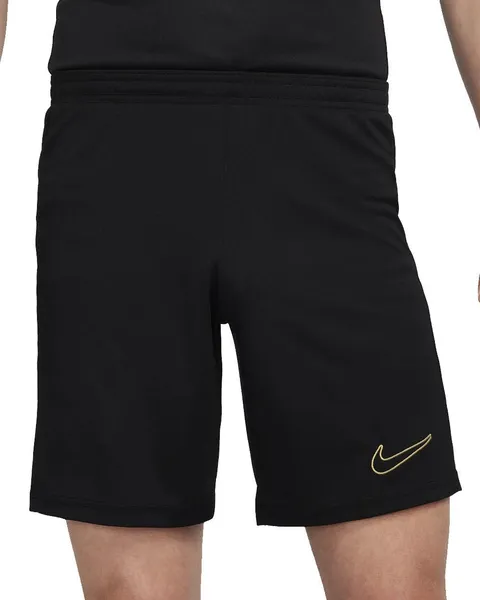 Nike, Dri-Fit Academy, Pantaloncini, Metallico, S, Uomo, Nero/Nero/Oro Metallizzato, S