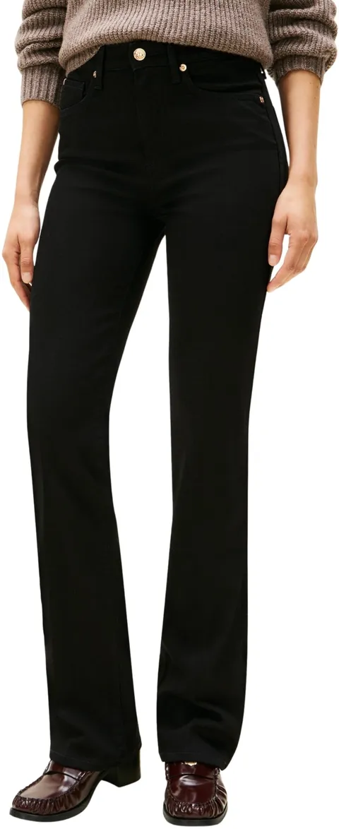 Tommy Hilfiger DNM Black Bootcut RW Ww0ww48798, Denim (Nero), 31W/28L Donna, Denim